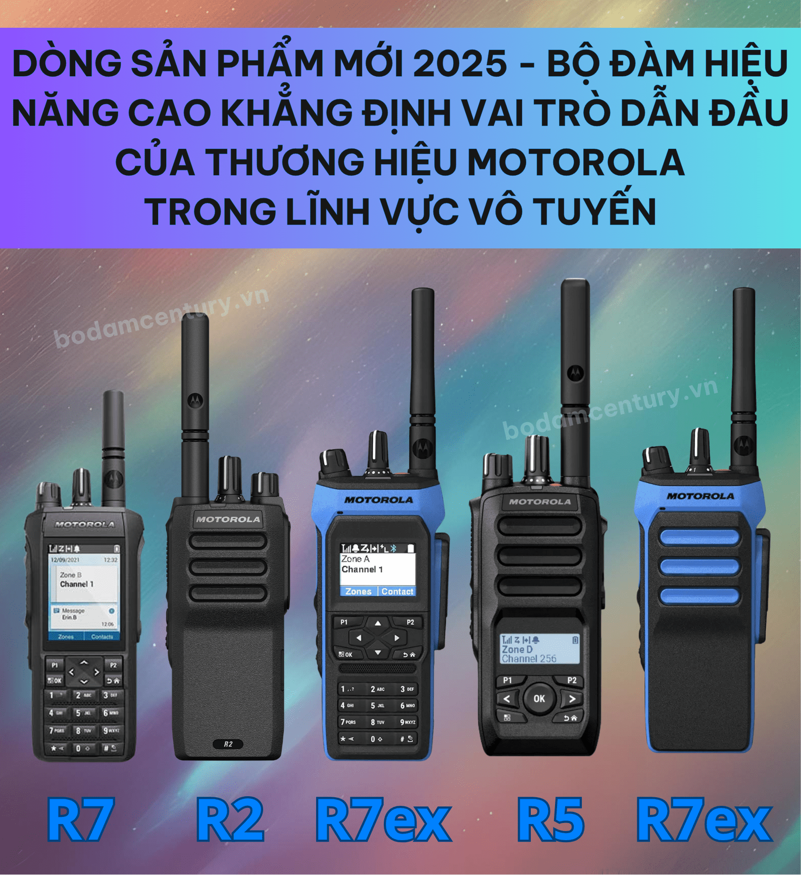 Motorola tung ra nhiều dòng bộ đàm thế hệ 2025 với mức giá dễ tiếp cận với nhiều đối tượng khách hàng